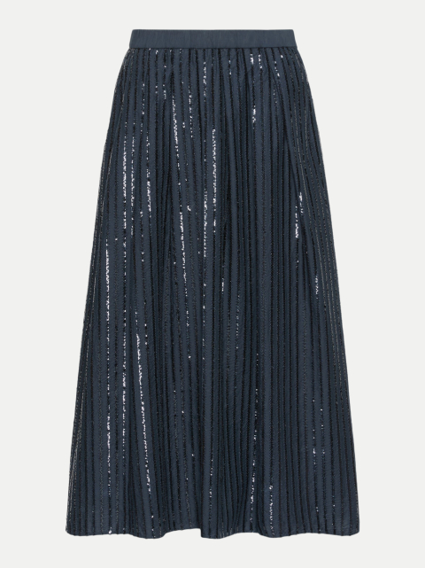 Weekend Max Mara Paillettenbestickter Baumwollrock WKDFIORDI bei Robert Ley