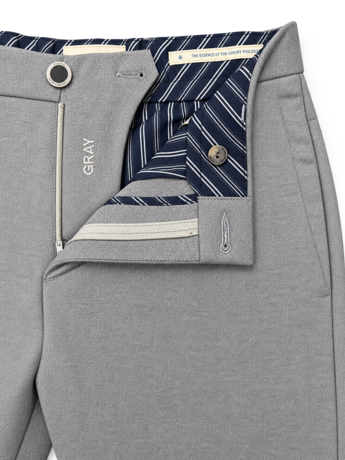 Jacob Cohen Regular-Fit Wollhose Gray bei Robert Ley
