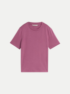 Tom Tailor Denim Basic T-Shirt 39456-dusty berry bei Robert Ley