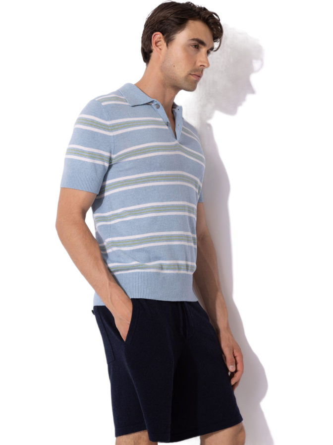 FTC Cashmere Strickpolo mit Kaschmiranteil bei Robert Ley