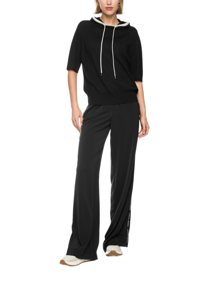 Marc Cain Feinstrick-Hoodie mit Kontrastdetails bei Robert Ley
