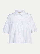 Herrlicher Kurzarmbluse Eyleen 10-white bei Robert Ley