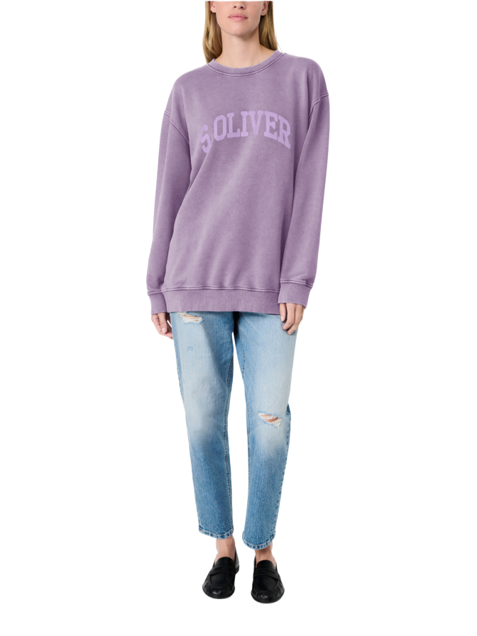 s.Oliver RED LABEL s.Oliver x Heidi Klum: Sweatshirt mit Logoprint bei Robert Ley
