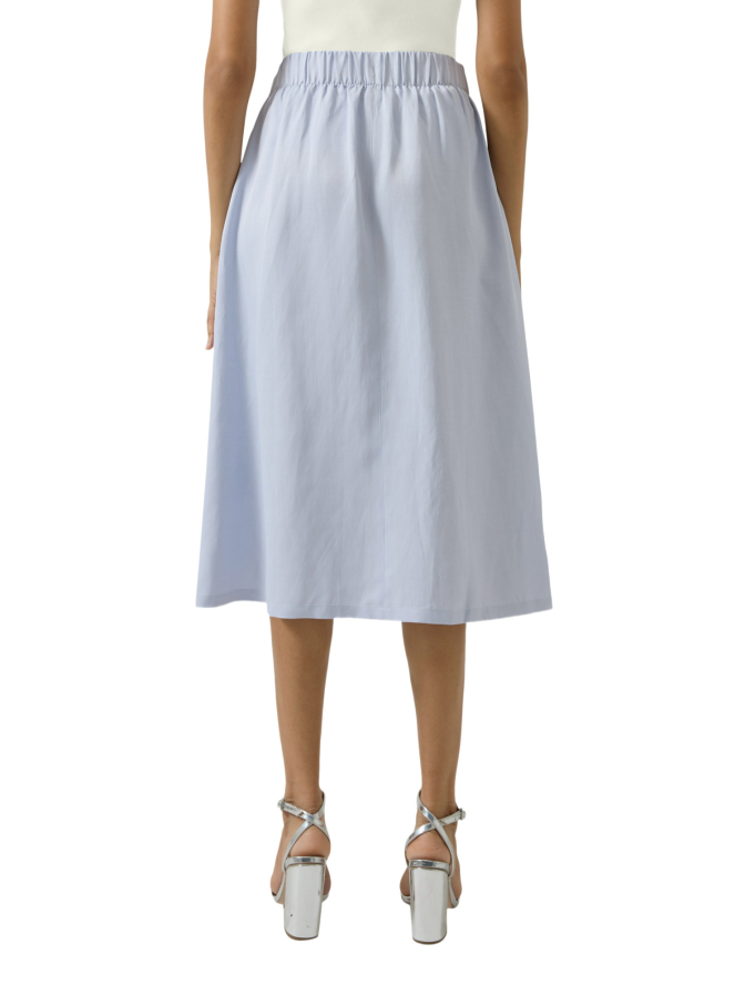 s.Oliver BLACK LABEL Midi-Rock aus Leinen-Mix bei Robert Ley