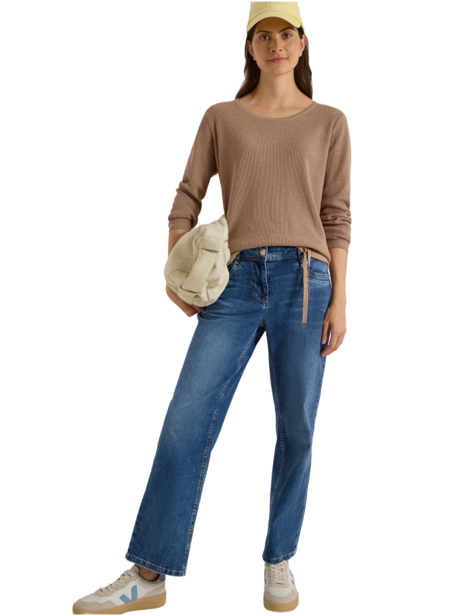 Cecil Strickpullover mit Tunnelzug am Saum bei Robert Ley