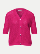 Street One Kurzarm-Cardigan 17281-magenta dream bei Robert Ley