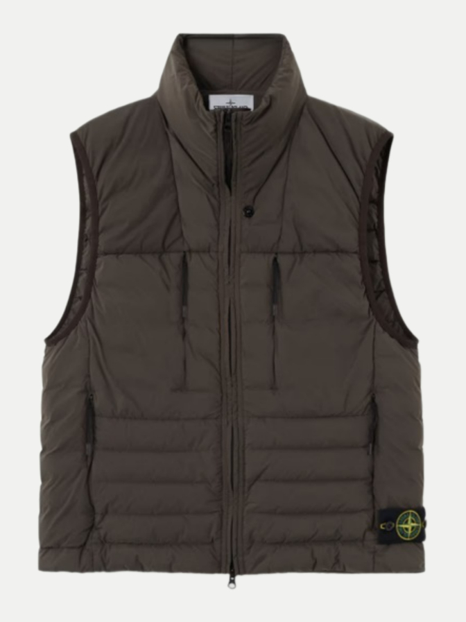 Stone Island Daunenweste mit Anti-Drop-Ausrüstung bei Robert Ley