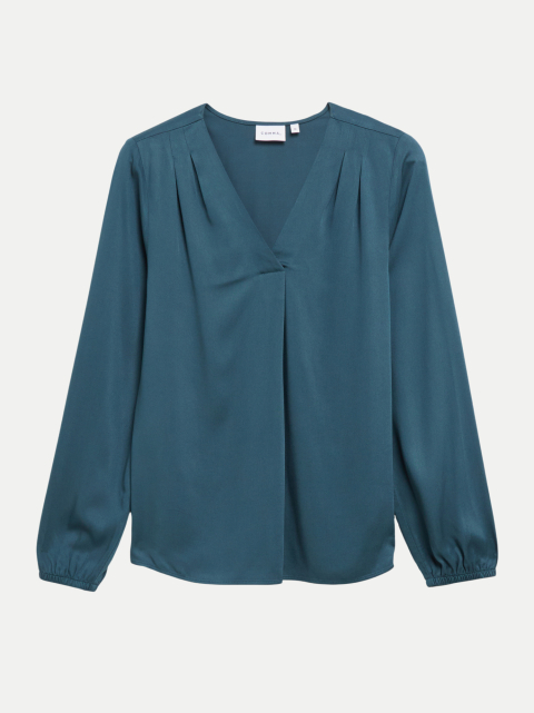 Comma Bluse mit Faltendetails bei Robert Ley