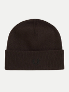 Fred Perry Beanie aus Merinowolle 33c-richbrown bei Robert Ley