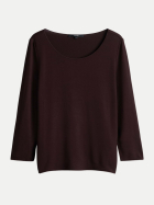 someday Basic Shirt Kirosa 40047-mahogany bei Robert Ley