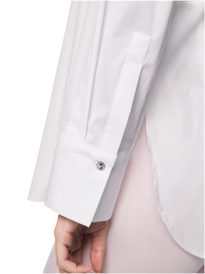 Marc Cain Bluse mit verdeckter Knopfleiste bei Robert Ley