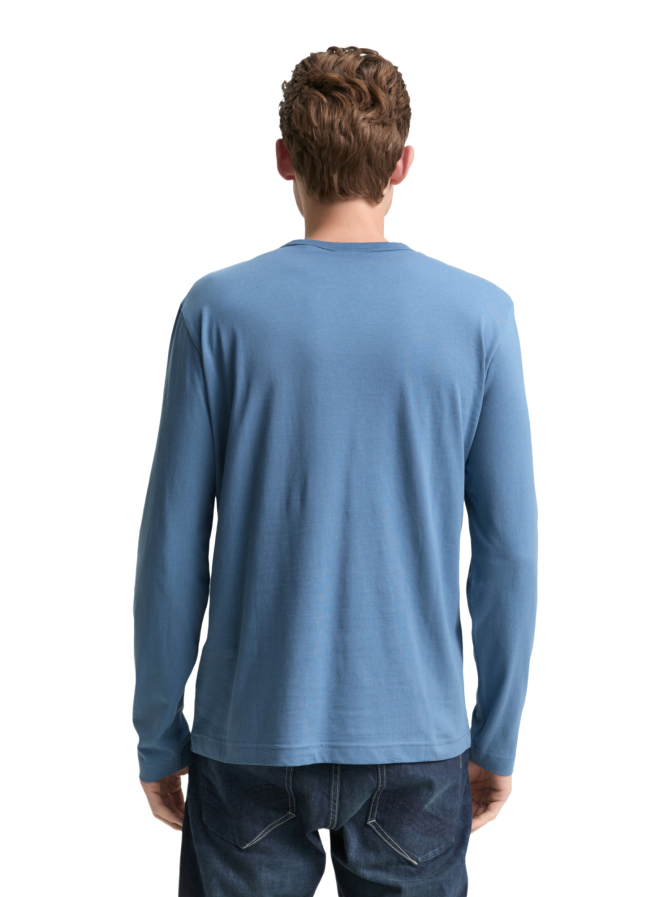 Tom Tailor Casual Langarmshirt mit Logo-Print bei Robert Ley