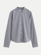 Gant Bluse mit Rüschenkragen 409-CLASSIC BLUE bei Robert Ley