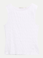 Tom Tailor Denim Gesmocktes Top 20000-White bei Robert Ley