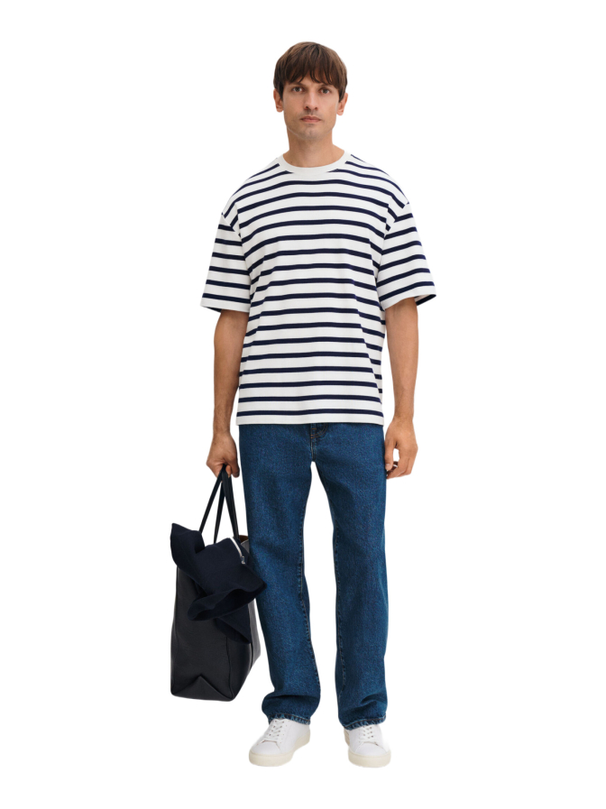 Filippa K Gestreiftes Oversize T_Shirt bei Robert Ley
