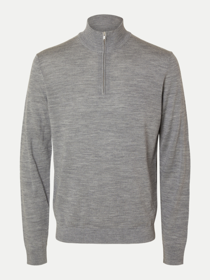 SELECTED HOMME Strickpullover mit Reißverschluss bei Robert Ley