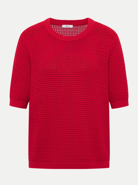 CECIL Strukturierter Kurzarm-Pullover bei Robert Ley