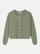 American Vintage Cardigan Vitow kaki multichine bei Robert Ley