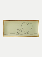 Giftcompany Dekoteller Love Plates L Katze 10x21cm weiss Herzen bei Robert Ley