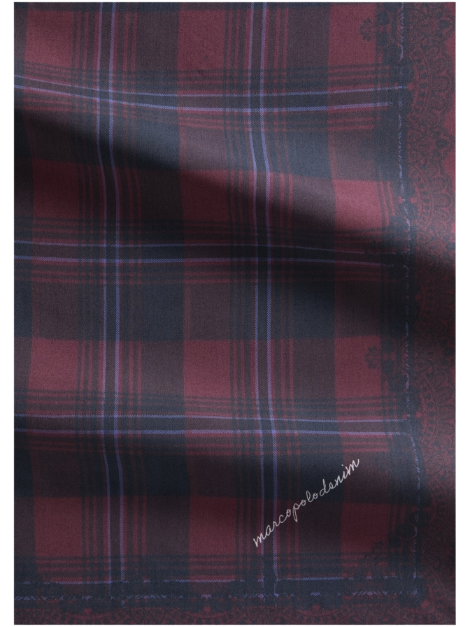 Marc O'Polo DENIM Bedruckter Schal aus Viskose-Twill bei Robert Ley