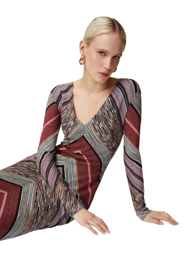 MISSONI Langes Lamé-Kleid bei Robert Ley