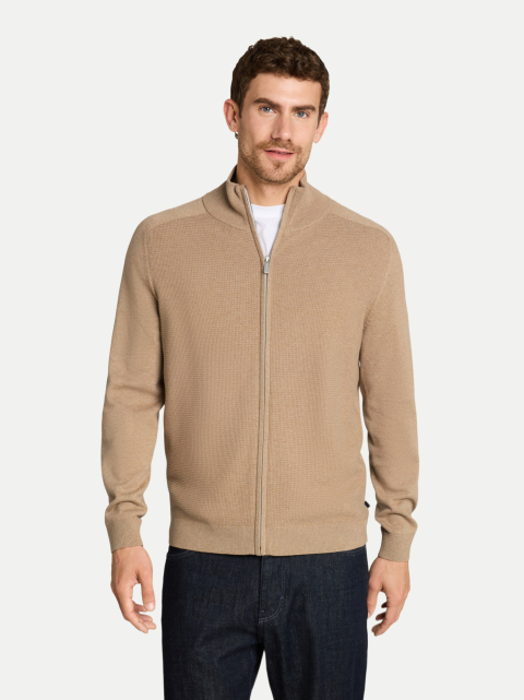 Tom Tailor Casual Strickjacke mit Stehkragen bei Robert Ley