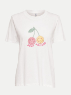 Only T-Shirt mit Print 177922005-Cloud Dancer/NIGHT SKY/ FLAMINGO bei Robert Ley