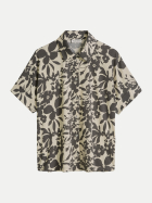 Marc O'Polo Freizeithemd mit Allover-Print 0826-Medium Grey_Multi_01 bei Robert Ley
