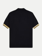 FRED PERRY Strick-Polo mit Kontrast-Bündchen 90a-black/champagne bei Robert Ley