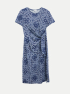 s.Oliver RED LABEL Jerseykleid in Midilänge mit Knotendetail 57A0-BLUE bei Robert Ley