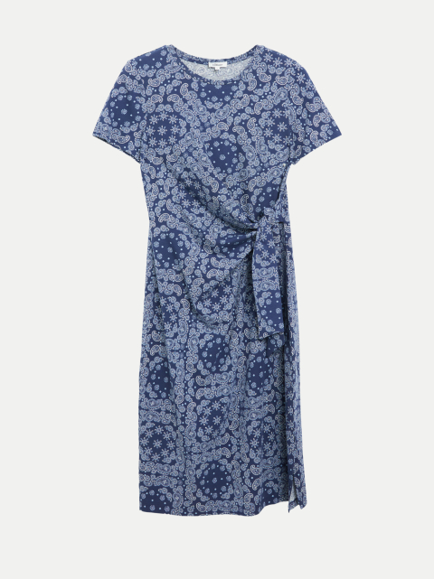 s.Oliver RED LABEL Jerseykleid in Midilänge mit Knotendetail bei Robert Ley
