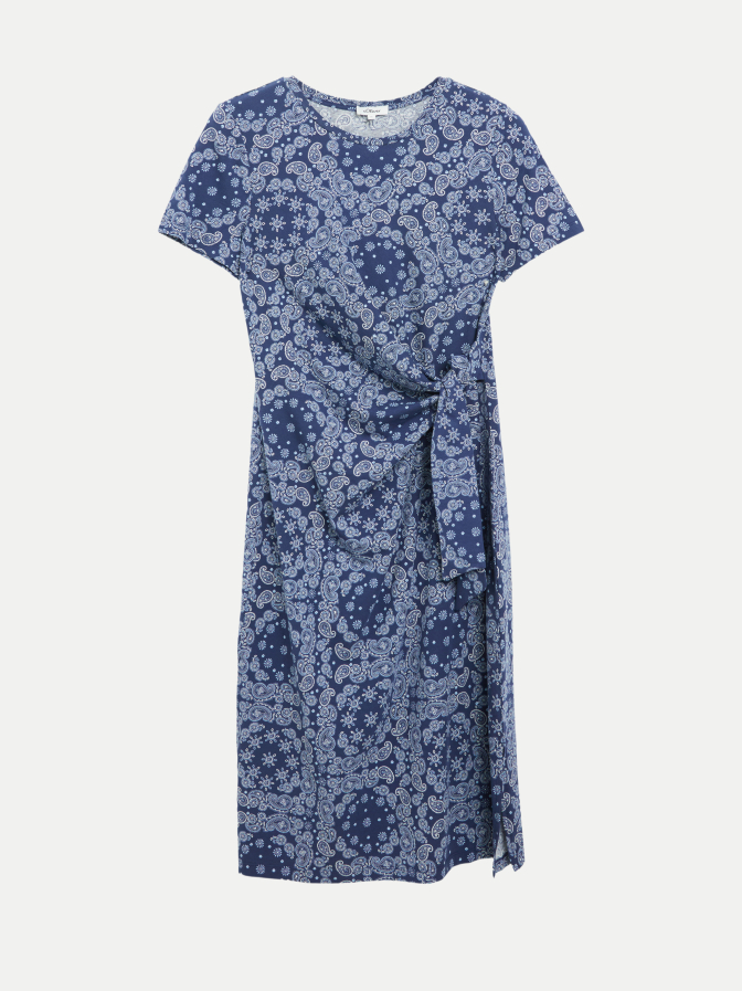 s.Oliver RED LABEL Jerseykleid in Midilänge mit Knotendetail bei Robert Ley