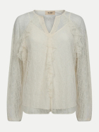 Mos Mosh Spitzenbluse Eika 180 ecru bei Robert Ley