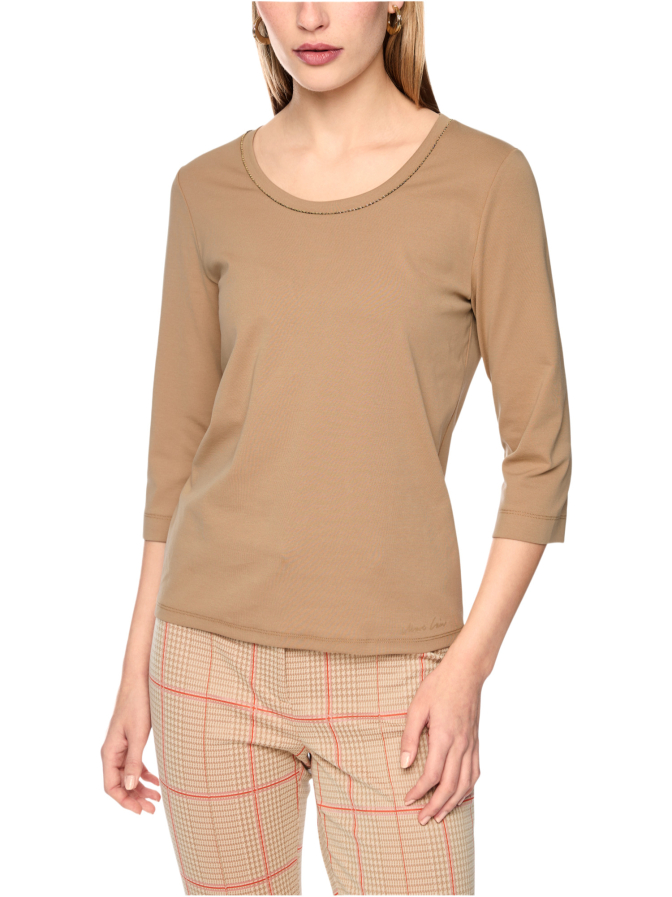 Marc Cain T-Shirt mit Schmuckcordel bei Robert Ley