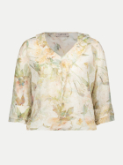 Cartoon Bluse mit floralem Allover-Print 1833-Cream/Apricot bei Robert Ley