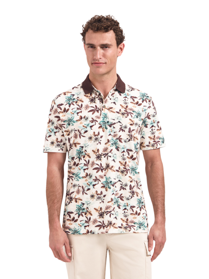 No Excess Polohemd mit Blumenprint bei Robert Ley