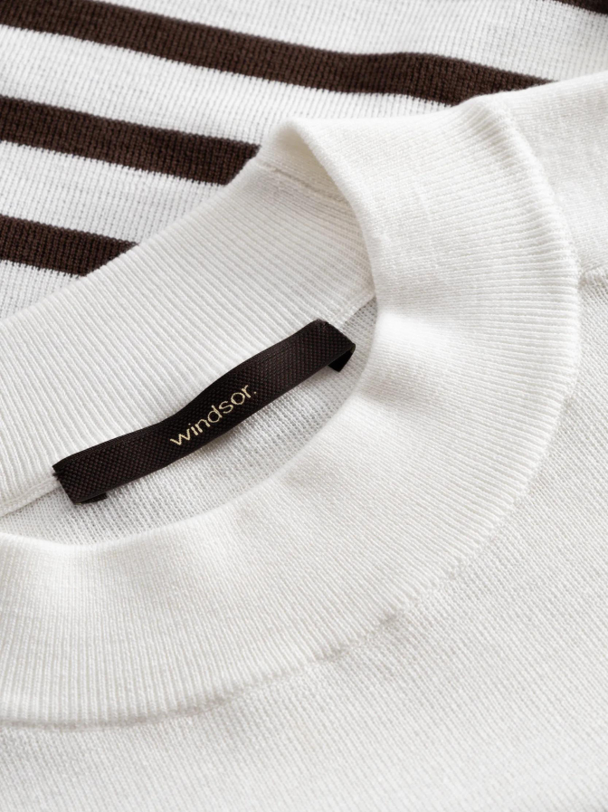 Windsor Women Strickshirt aus Seiden-Baumwollmix bei Robert Ley