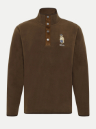 Polo Ralph Lauren Sweat-Troyer mit Polo-Bär-Stickerei 001ntmgbrown/hrtgbear bei Robert Ley