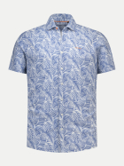 NZA New Zealand Auckland Kurzarm-Hemd mit Allover-print 2636-COOL MARINE bei Robert Ley