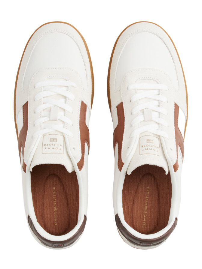 Tommy Hilfiger Ledersneaker TRIBECA mit Strukturmix bei Robert Ley