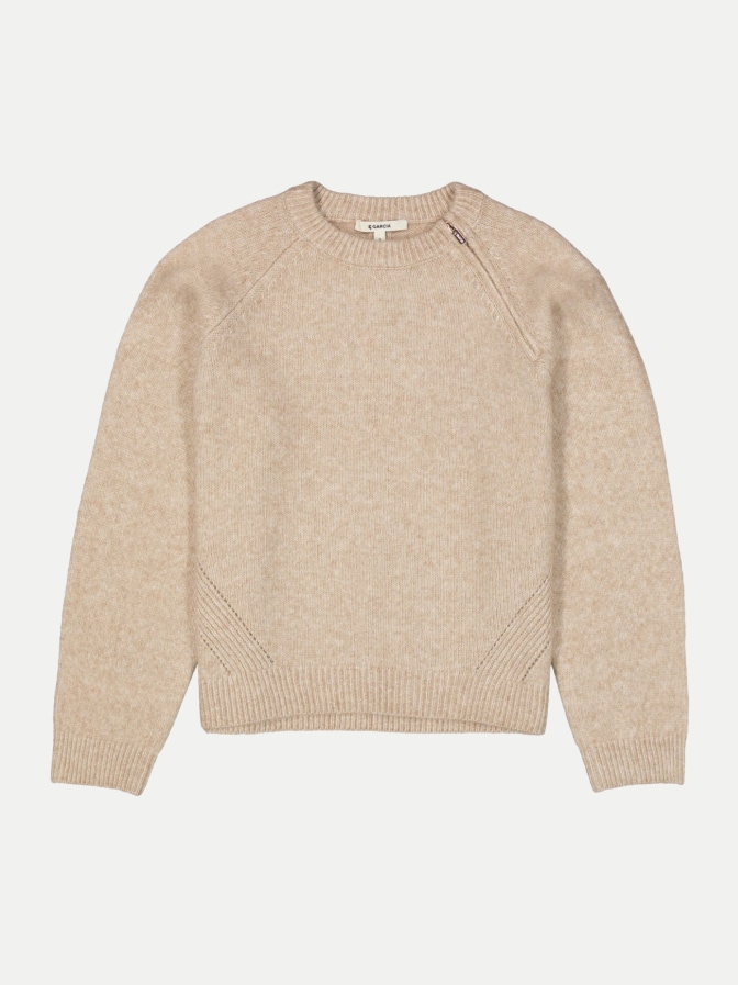 Garcia Pullover mit seitlichen Reißverschluss bei Robert Ley