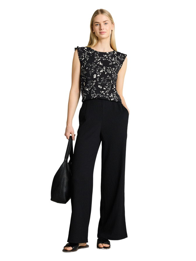 Tom Tailor Denim Loose Fit Crinkle Top mit Volants bei Robert Ley