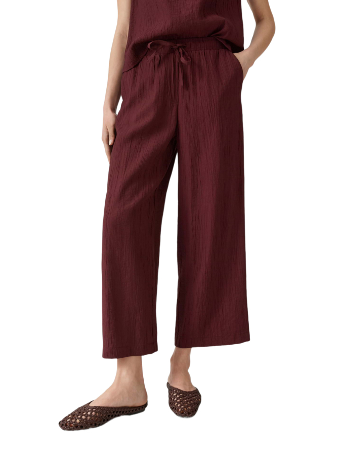 Opus Wide-Leg Hose Marou crinkled bei Robert Ley