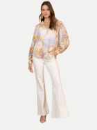 Hale Bob Bluse Aarna mit Blumenmuster GOL gold59 bei Robert Ley