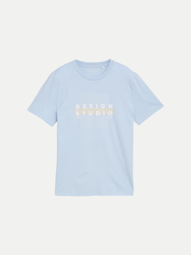 Tom Tailor Denim Basic T-Shirt mit Logo Print bei Robert Ley