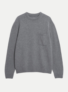ARMEDANGELS Strickpullover aus Wolle 3690-mid silver melange bei Robert Ley