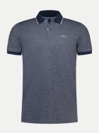 NZA New Zealand Auckland Poloshirt aus  Baumwoll-Piqué 2629-NAVY MARINE MELANGE bei Robert Ley