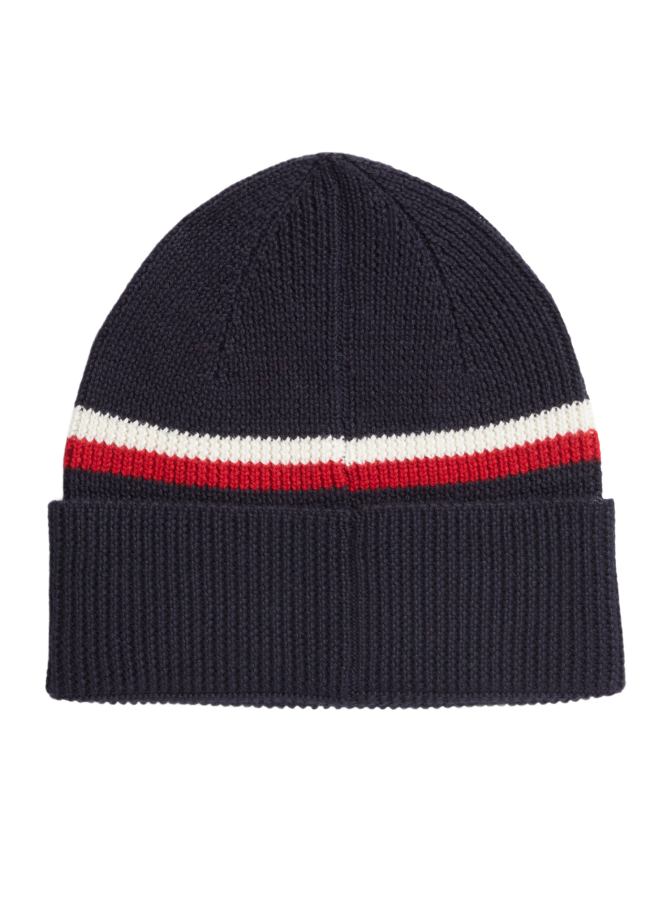 Tommy Hilfiger Beanie mit Global-Streifen bei Robert Ley