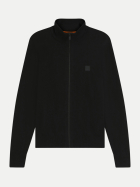 BOSS Orange Strickjacke Kanozip 001-Black bei Robert Ley