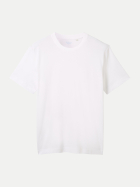 Tom Tailor Casual T-Shirt mit Piqué Struktur 20000-White bei Robert Ley